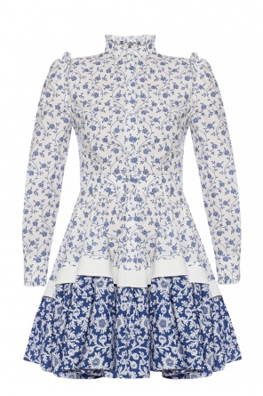 Patterned dress with long sleeves, zdjęcie 1 Patterned dress with long sleeves od Alexander McQueen